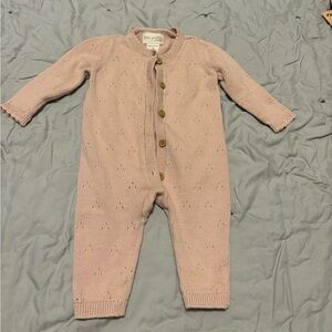 Carter's Pink Button-Up Footie